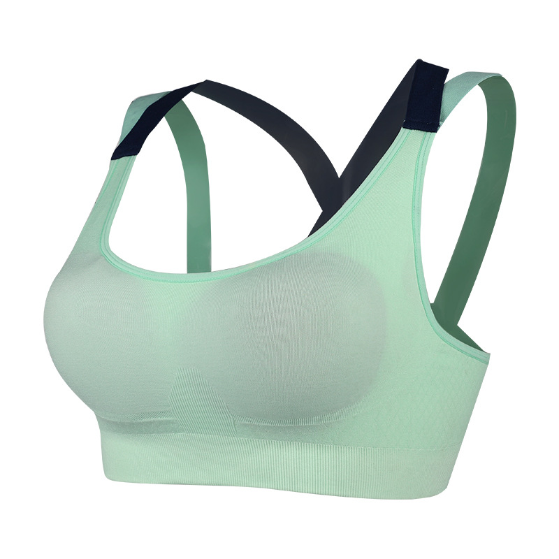SZ60052-2 Fitness Yoga Push Up Sports Bra For Womens Gym Running Padded Tank Top